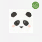 Preview: Panda Party Servietten - ECO Friendly