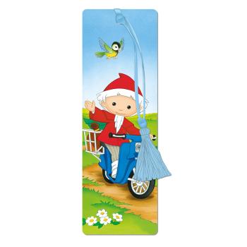 Unser Sandmännchen Lesezeichen "Moped"