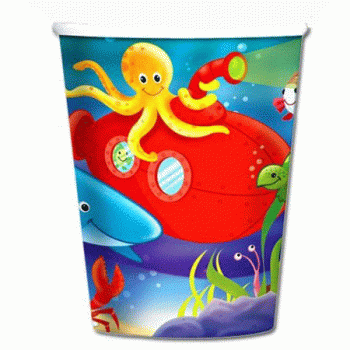 Unter dem Meer Party Becher