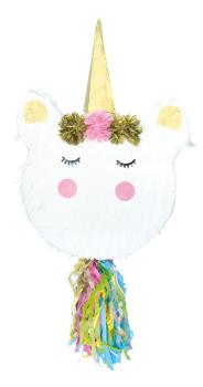 Zugband Pinata Einhorn Kopf