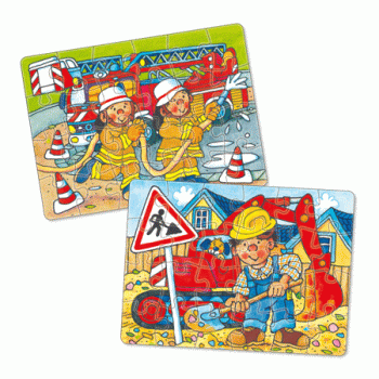 Mini Puzzle Feuerwehr