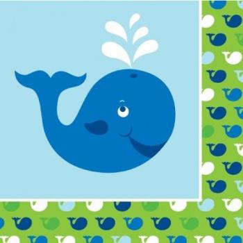 Ocean Party Servietten kleiner Wal