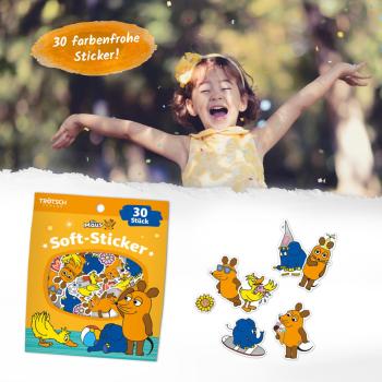 Preview: Die Maus Soft-Sticker 30 Stück