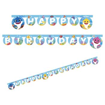Baby Shark Happy Birthday Girlande (€2,63/M)