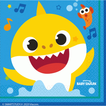 Baby Shark Party Servietten