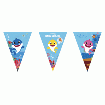 Baby Shark Party Wimpelkette (€1,85/M)