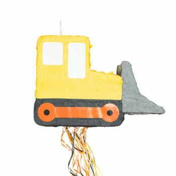 Zugband Pinata Baustellenfahrzeug