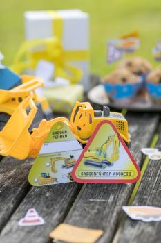 Preview: Baggerführer Ausweis 6 Stück