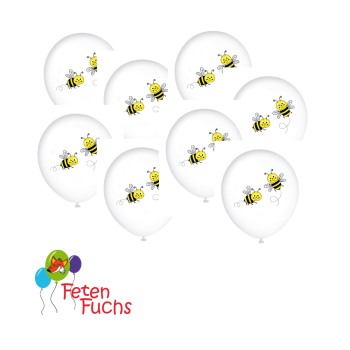 Freche Bienchen Luftballons 8 Stück