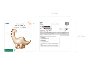 Brontosaurus Folienballon stehend