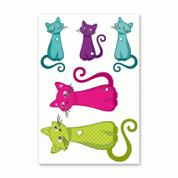 Preview: Katzen Bügelbilder