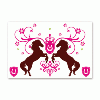 Preview: Pferde Bügelbild