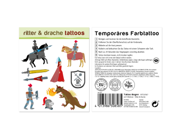 Drache und Ritter Tattoos