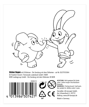 Der Elefant Sticker