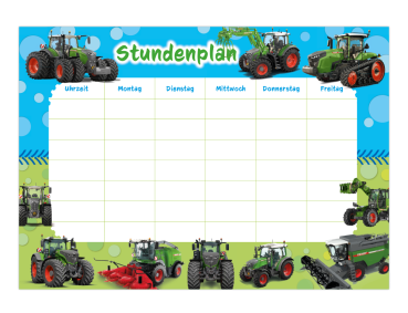 Fendt Traktor Stundenpläne 2 Stück