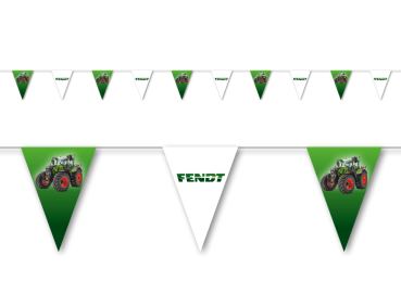 Fendt Traktor Wimpelkette 7,5m (2,39€/Meter)