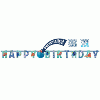 Findet Dorie Party Girlande Happy Birthday (2,48€/Meter)