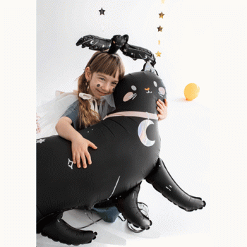 Preview: Folienballon große schwarze Katze