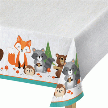 Fuchs Wild One Woodland Party Tischdecke