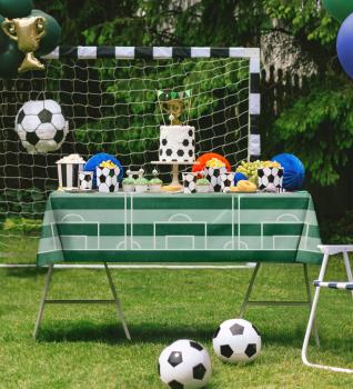Fußball Tischdecke Spielfeld