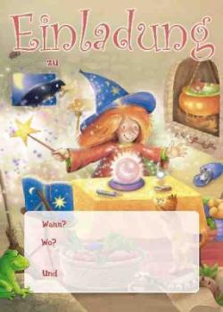 Hexen Einladungsset 12 Stück