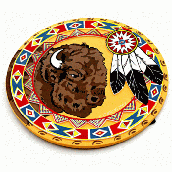 Indianer Schild - Soft Line - Moosgummi