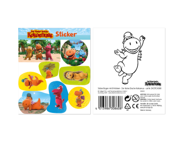 Drache Kokosnuss Sticker