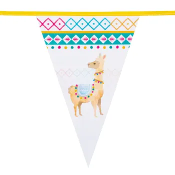 Preview: Lama Wimpelkette (€0,41/Meter)