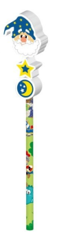 Ritter Bleistift mit Radiergummi Zauberer