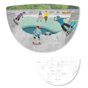 Skatepark Party Platzsets