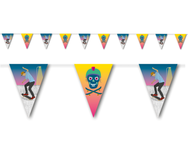 Skatepark Party Wimpelkette (€1,56/Meter)