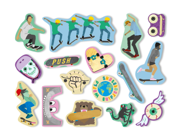 Skatepark XXL Konfetti