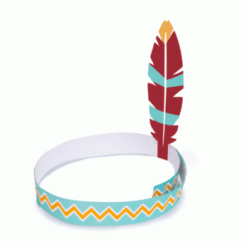 Tepee & Tomahawk Party Stirnband