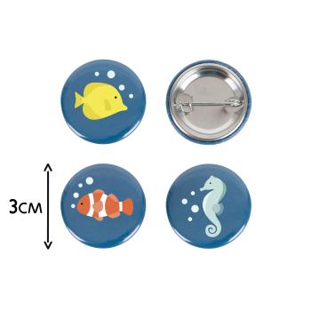 Ocean Mini-Button 1 Stück