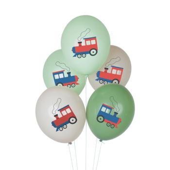 Zug Luftballons