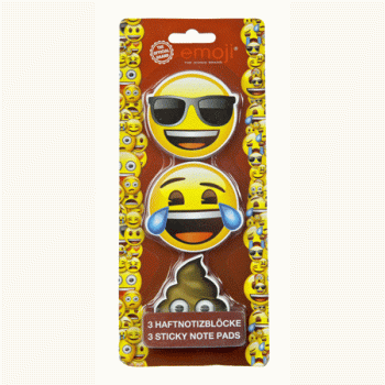emoji Notizblöcke im 3er Set