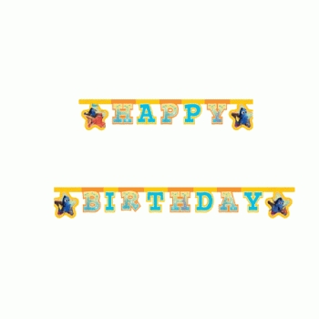 Findet Dorie Party Girlande Happy Birthday (2,48€/Meter)