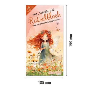 Preview: Mal- und Rätselblock Elfenprinzessin