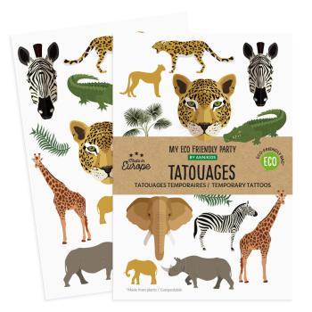 Safari Savanne Tattoos Eco friendly