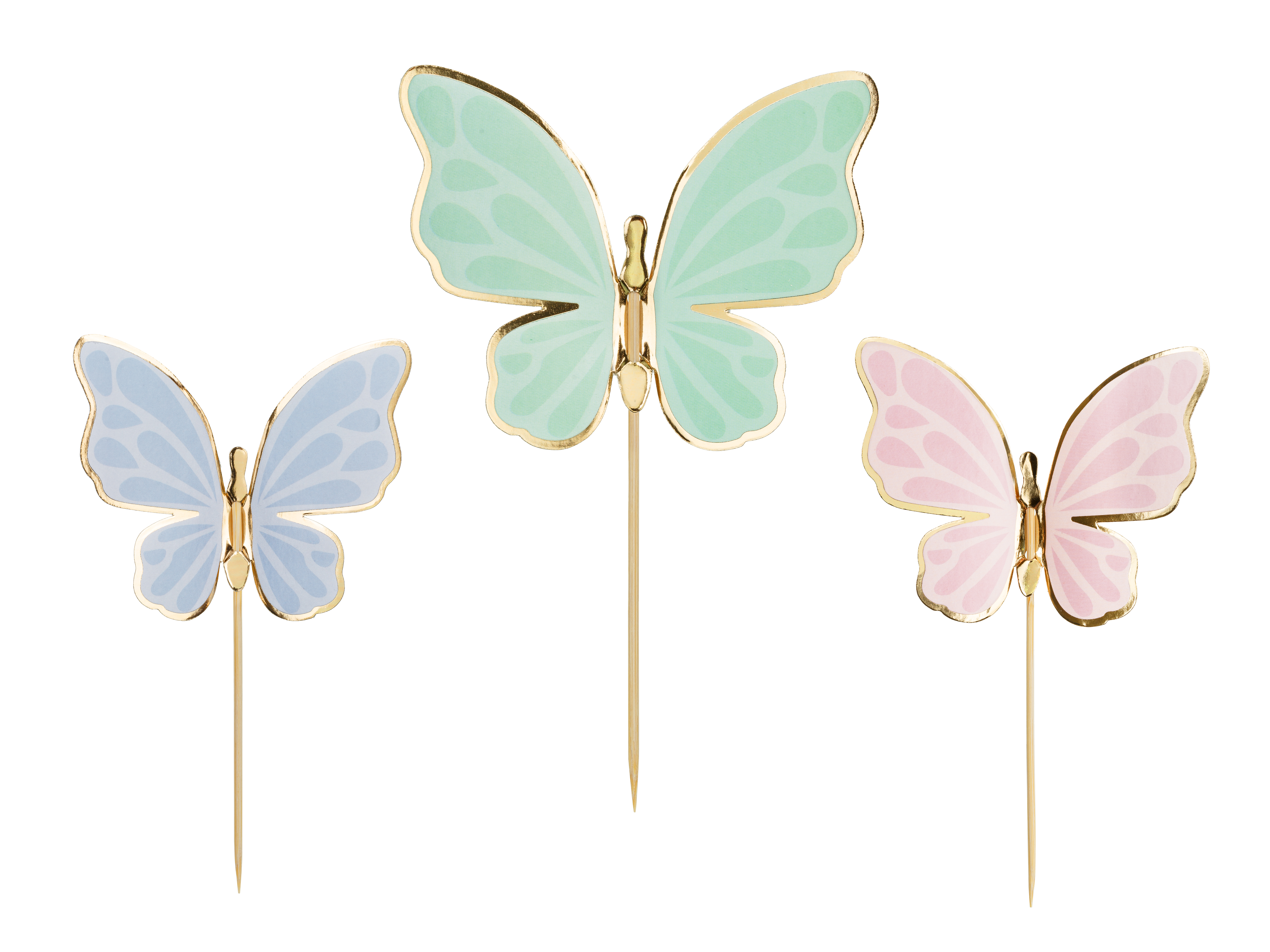 Schmetterling Kuchen Deko Set – 11-teilig, 3D-Papierschmetterlinge Für Torten & Cupcakes