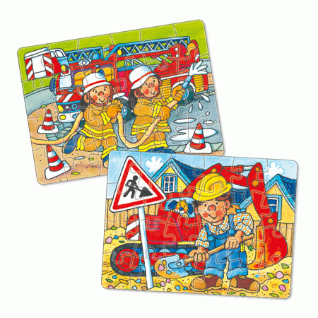 Mini Puzzle Feuerwehr