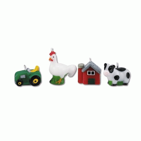 Bauernhof Figuren Kerzen Set