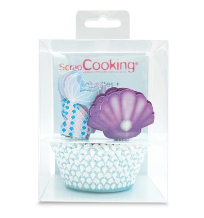 Meerjungfrau Muffinförmchen und Picker