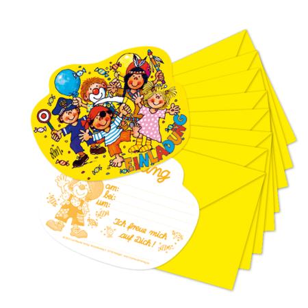 Party Kids Einladungskarten Set