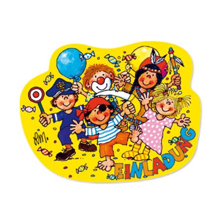 Party Kids Einladungskarten Set