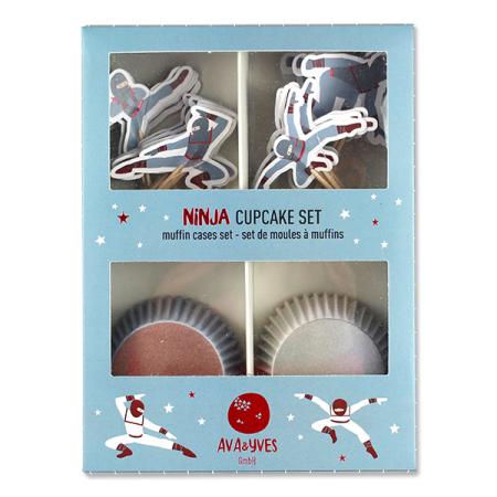 Ninja Cupcake Set