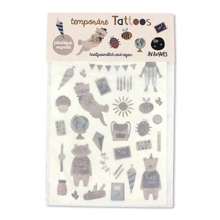 Tattoo Schulkind Nature Kids