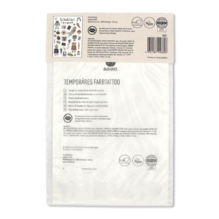 Tattoo Schulkind Nature Kids
