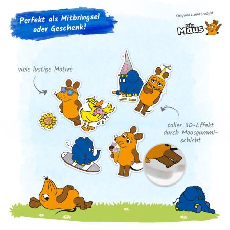 Die Maus Soft-Sticker 30 Stück