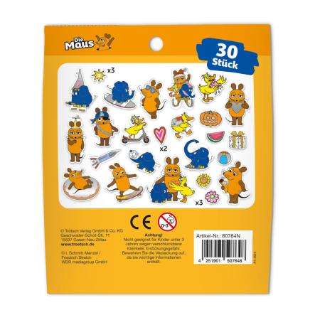 Die Maus Soft-Sticker 30 Stück